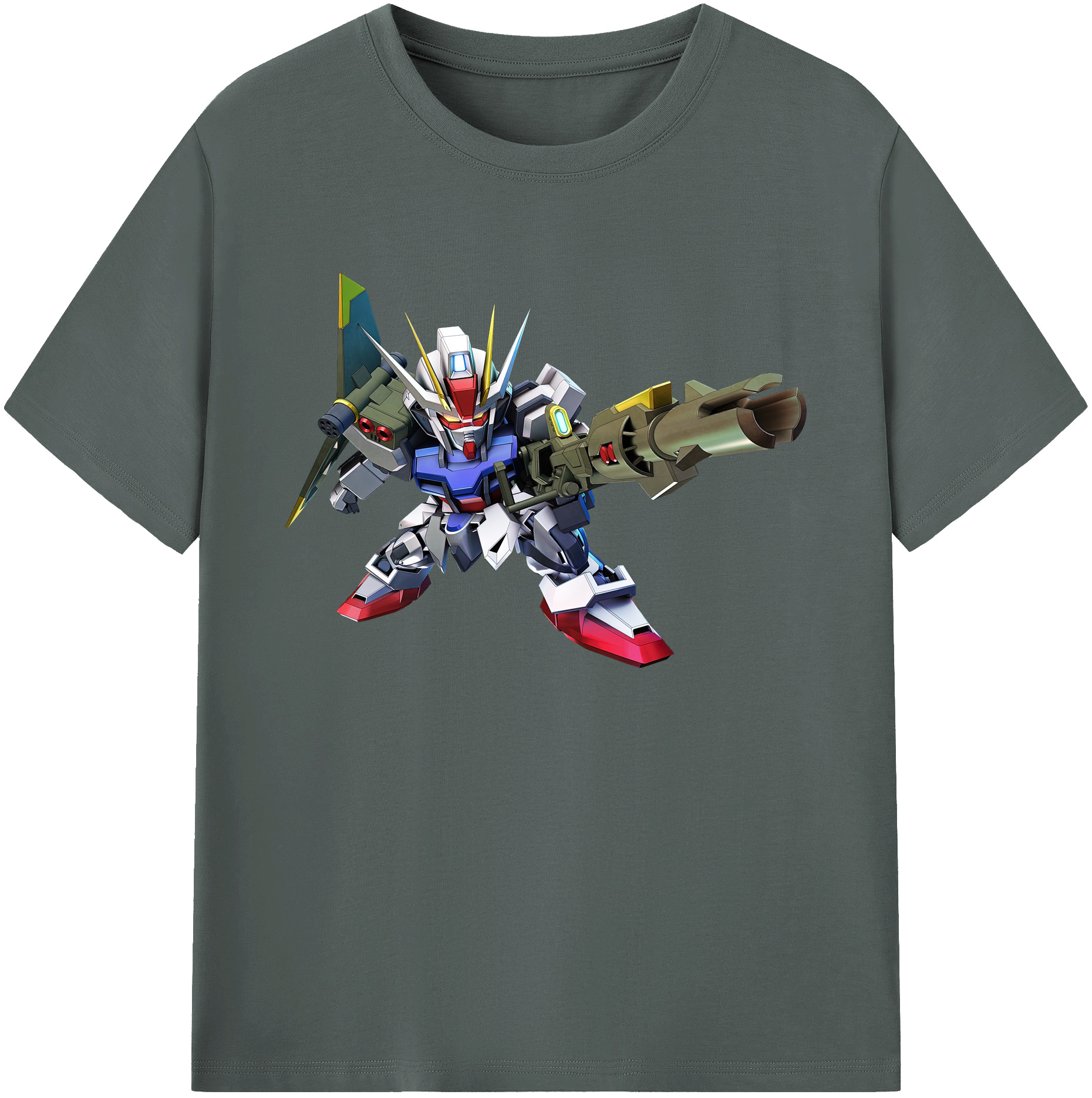 （画像用） 機動戦士ガンダム Mobile Suit Gundam 綿100％ メンズ半袖Tシャツ｜肌触りやわらか＆通気性